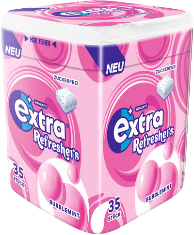 EXTRA® REFRESHERS Bubblemint 35er Packung