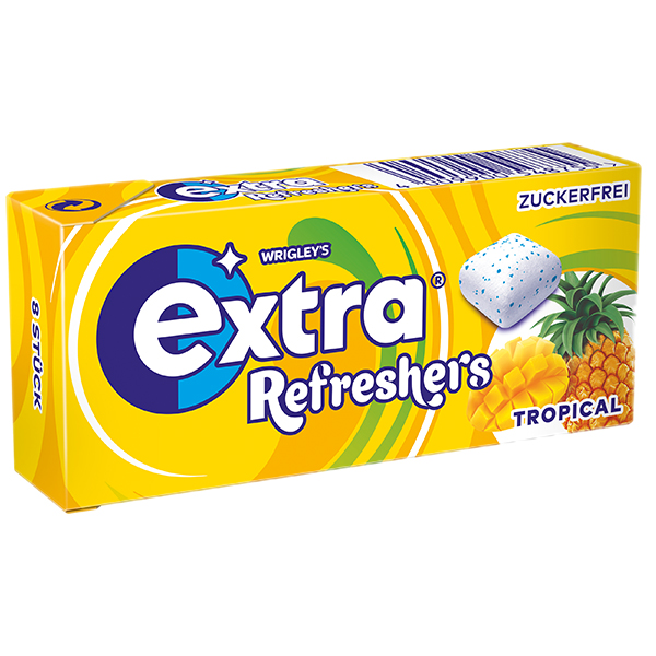EXTRA® REFRESHERS Tropical 8er Packung